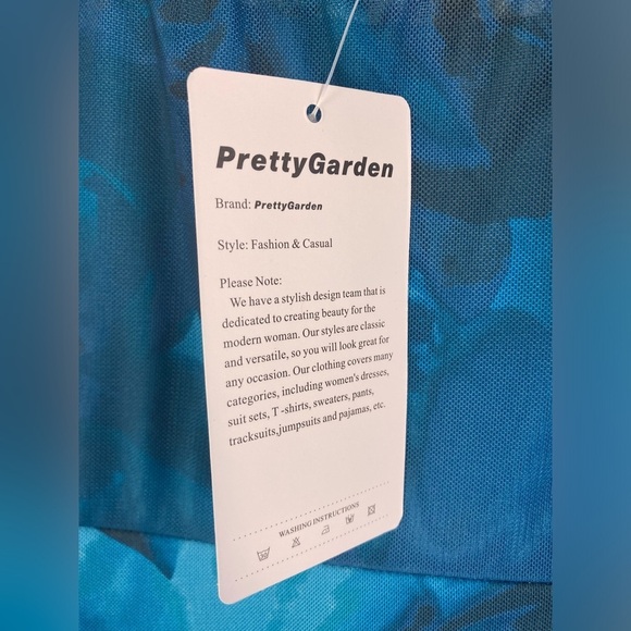 Pretty Garden Floral Maxi Dress Small NWT Mermaid Fairy Y2K - Picture 5 of 9